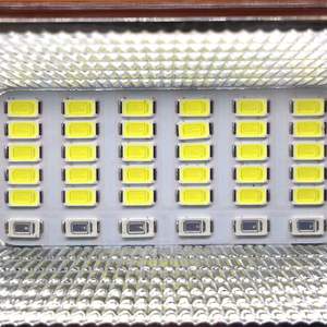 Lampe de travail LED à énergie <span class=keywords><strong>solaire</strong></span>, éclairage d'urgence portable avec <span class=keywords><strong>support</strong></span> magnétique à 180 degrés, IP65 pour application de jardin - Product Image 4