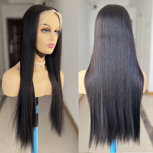 Peluca <span class=keywords><strong>de</strong></span> <span class=keywords><strong>Cabello</strong></span> Humano <span class=keywords><strong>Natural</strong></span> Brasileño Virgen 13X4 13X6, Doble Trama, 180% <span class=keywords><strong>de</strong></span> Densidad, con Frente <span class=keywords><strong>de</strong></span> Encaje sin Pegamento, HD, Completa, <span class=keywords><strong>Natural</strong></span> - Product Image 1