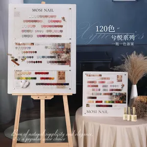 MOSI Korean version Hot Sale 120 Colors Nail Gel Polish Set Nail Salon Professional Uv Gel Long Last Gel