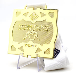 Medaglia Sportiva Internazionale Personalizzata in Metallo Smaltato per Kung Fu, Taekwondo, Jiu Jitsu, Judo, Karate - Product Image 2