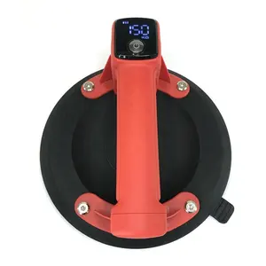 Digital display automatic electronic suction cup ceramic gres porcelain tile tilling laying tools battery powered vacuum sucker