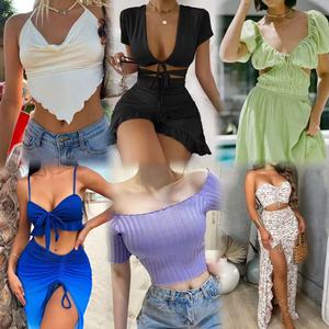 Vêtements pour femmes en liquidation 2022, robes décontractées, t-shirts, emballages mixtes, livraison aléatoire, vêtements d'occasion - Product Image 4