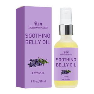 Aceite de vientre calmante natural a base de plantas Cruelty Free Clean Beauty - Product Image 1
