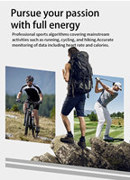 Nouvelle montre connectée HT52, 1000 mAh, boussole, grand écran de 1,56 pouce, lampe torche LED, suivi sportif, suivi du sommeil, fréquence cardiaque, étanche IP68