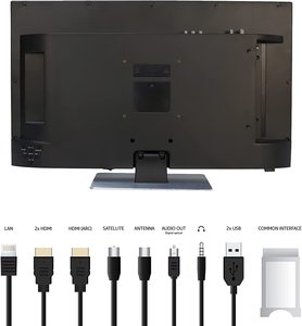 TV Thông Minh 12/24 Volt 24 Inch Với TV Du Lịch Chính, DVD, M7 Quét Nhanh Vệ Tinh S2, Freeview T2 Cho Campervan Motorhome - Product Image 5