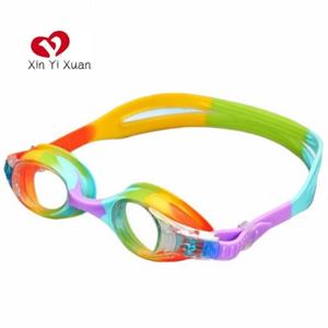 Lunettes de natation sans bretelles bon marché, anti-buée, protection UV, étanches, haute définition, compétitives, pour enfants, certifiées CE, verres en PC - Product Image 1