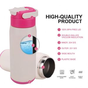 Botella Deportiva Aislada de Acero Inoxidable con Nueva Tapa Fácil de Abrir, para Beber con una Sola Mano, Ideal para Actividades al Aire Libre - Product Image 4