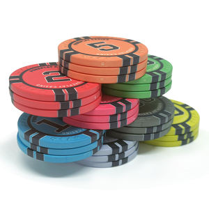 Fichas de Póker Profesionales de Fábrica Directa para Club de Póker de Las Vegas, 10g 39mm, Ficha de Casino con Logotipo Personalizado, Ficha de Cerámica para Juegos de Azar - Product Image 5