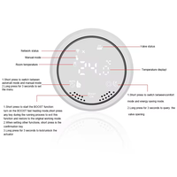 Termostato de Radiador Zigbee Hysen HY367 TRV M301.5, Termostato Inteligente Inalámbrico para Válvula de Radiador Doméstico