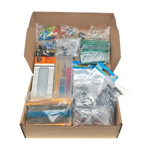 Kit de Componentes Electrónicos Mega de 2110 Piezas, Incluye Surtido + Condensadores + Resistencias + LED + Transistores + Conectores DC + PCB + Amplificador Operacional - Product Image 1