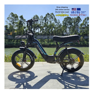 Vélo électrique Vomo Fatbike Q8 à suspension intégrale avec pneus larges, disponible en stock UE - Product Image 3