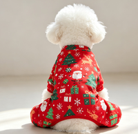 Costume de Noël pour animaux de compagnie, vêtements pour chiens à quatre pattes, tenue de fête de Noël, vêtements pour chiens du Nouvel An, veste, tenue pour la maison, chiens de petite et moyenne taille