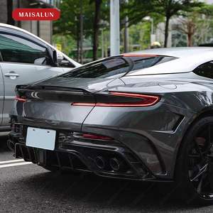 Actualización de alta calidad a estilo M, kit de carrocería de media fibra de carbono para <span class=keywords><strong>Aston</strong></span> <span class=keywords><strong>Martin</strong></span> DB11 con parachoques delantero y trasero, faldas laterales de capó - Product Image 5