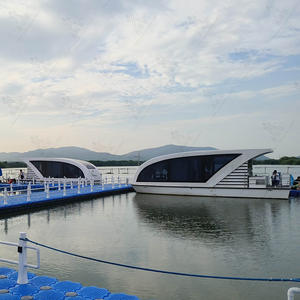 Maison flottante statique, pêche, loisirs, vacances, capsule spatiale aquatique, complexe hôtelier, nouvelle maison flottante miniature avec drainage - Product Image 2