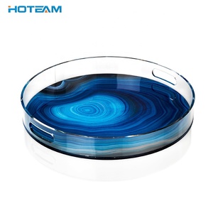 Factory Price Acrylic Display Tray Acrylic Serving Tray Disposable Plastic Party Serving Tray Acrylic display