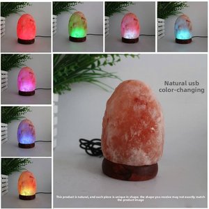 ผู้ผลิตจัดหาเกลือหิมาลัยสำหรับโคมไฟ LED ประหยัดพลังงานแบบเสียบปลั๊ก USB พร้อมไฟกลางคืน  รับทำโลโก้ตามสั่ง - Product Image 2