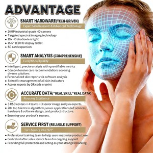 Analyseur de peau 3D AI, scanner facial professionnel, analyse de la peau et du cuir chevelu avec imagerie à 10 spectres - Product Image 4
