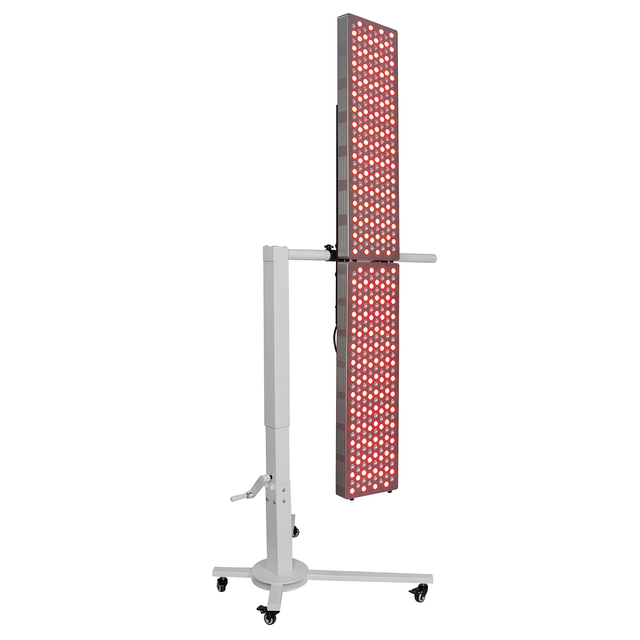 High Quality Custom Aluminum 2000W Silver 630NM 660NM 810NM 830NM 850NM Full Body LED Infrared Bed Red Light Therapy Panel