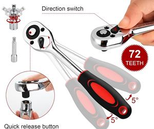 Juego de Llaves de Trinquete Métricas Xiaoyi de 108 Piezas, Juego de Llaves Allen con Vasos Grandes, Herramienta Mecánica OEM para Reparación de Motocicletas - Product Image 3