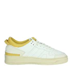 D.A.T.E. Sneakers Donna W401-TO-BC-HY Bianche e Gialle 37 Scarpe di Tela alla Moda - Product Image 4