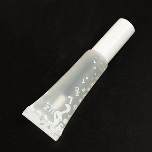 Contenants de gloss à lèvres portables et étanches personnalisables, 5000 pièces MOQ, tubes cosmétiques en plastique, tubes vides pour baume à lèvres, tubes souples avec pinceau - Product Image 2