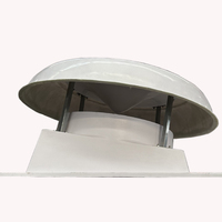 Elektrischer Korrosionsbeständiger FRP-Dach-Axialventilator mit Kugellager, Säure-Alkali-Resistent, OEM/ODM Abluftanlage, 16-Blatt-Durchmesser