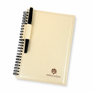 Libreta Espiral A5 de Cuero PU con Logotipo Personalizado, Portaplumas, Diario de Negocios, Regalo Corporativo, Fabricante OEM ODM - Product Image 2