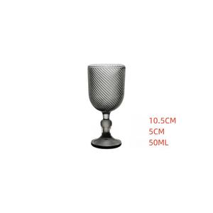 Verre à pied torsadé diagonal 50ml 110g, petit gobelet côtelé pour cordial, idéal pour la vaisselle <span class=keywords><strong>de</strong></span> restaurant et les coffrets cadeaux <span class=keywords><strong>de</strong></span> mariage - Product Image 1