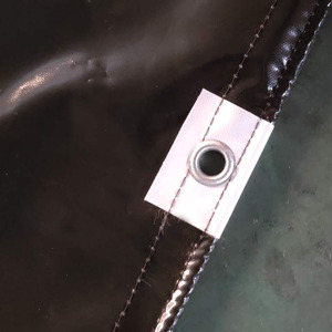 Impermeable negro 4m X5m 4x6m 6x8 400 gramos Pvc lona inflable cabina tienda - Product Image 3