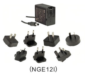 MEANWELL <span class=keywords><strong>NGE</strong></span> ( GSM actualizado) Serie 12-90W 5V 9V 12V 15V 18V 24V 48V Fuente de alimentación médica intercambiable montada en la pared (EE. UU./UE) - Product Image 1