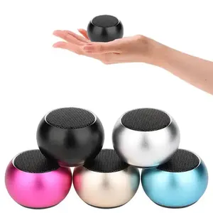 M3 Portable Wireless Mini Metal Speaker with Built-in-Mic,Handsfree Call,AUX Line,TF Card,HD Sound and Bass