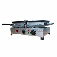 Prix usine Commercial Gaufrier 4 Pièces Turn-Over Square Electric Belgique Gaufrier