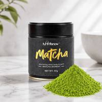 A-7A Ceremonial Grade Matcha Powder Bulk Pure Green Tea Private Label OEM Custom Packaging Factory Direct 30g 50g 100g Tin Can