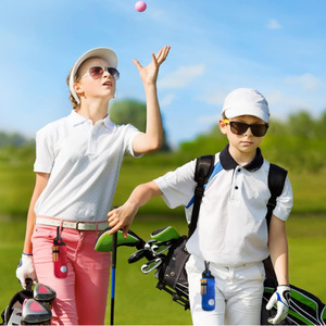 <b>Golf</b> Waist Bag Small Portable <b>Golf</b> Pack Holds 3 Balls 4 Colors Red Green Black Royal Blue With Tees And Ball Pocket - Product Image 4
