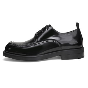 Chaussures habillées en cuir de vache véritable à enfiler, à bout pointu, avec semelle extérieure en caoutchouc antidérapante, soutien de la voûte plantaire, respirantes et imperméables pour hommes - Product Image 6