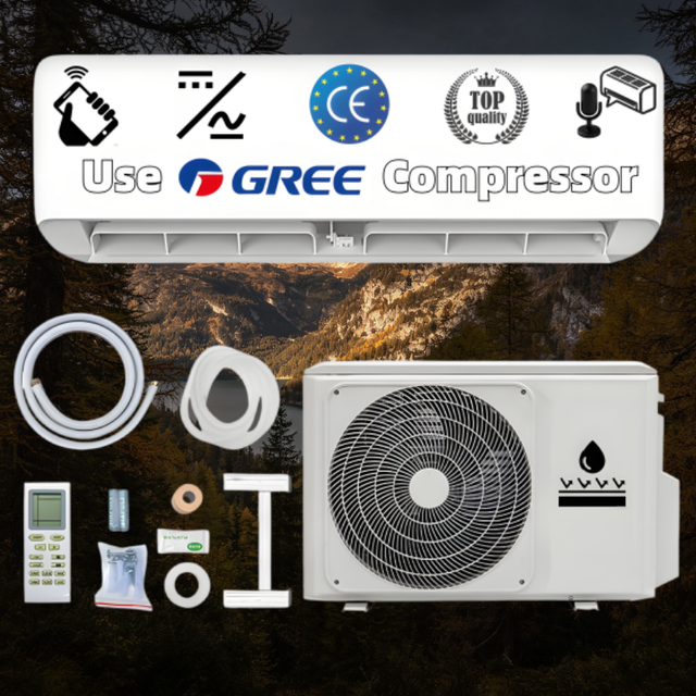 Smart Mini Split Air Conditioners 9000-24000 BTU 230V 50hz Voice Control R32 Heating Cooling Home Office