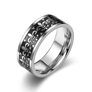 8mm Stainless Steel <strong>Ring</strong> Silver Black Gold Nordic Viking Triangle Rotatable <strong>Spin</strong> Stainless Steel Decompression <strong>Ring</strong> Finger <strong>Rings</strong> - Product Image 4