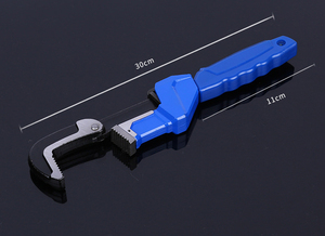 Clé pour tuyau de jardin en alliage d'aluminium de 14 pouces avec clé hexagonale Outil de <span class=keywords><strong>plombier</strong></span> à petit couple Clé de plomberie pour plombiers - Product Image 5