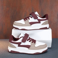 Baskets en cuir respirantes unisexes Cema pour enfants – Chaussures décontractées de skate et de marche pour garçons et filles