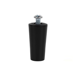 Tope para persiana - tope de 40 mm negro con tornillo M-6, diseñado para asegurar persianas, fabricado en plástico duradero, en venta - Product Image 1