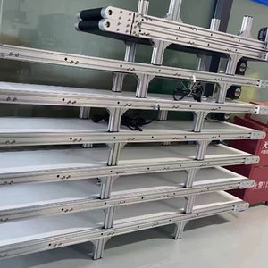 Langle Customized <strong>Mini</strong> PVC Green Flat <strong>Belt</strong> <strong>Conveyor</strong> for Industrial Assembly Production Line Aluminum Food Fruit <strong>Conveyor</strong> System - Product Image 4