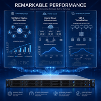 Serveur DL360 Gen12 monté en rack pour la virtualisation, la sauvegarde de bases de données, le stockage de fichiers, le réseau de bureau, le laboratoire