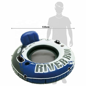 Plage et piscine bleues gonflables de diamètre de la course 58825 de rivière de roue d'<span class=keywords><strong>Intex</strong></span> 135 - Product Image 5