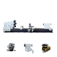 Tour horizontal CNC robuste Yade CW61125*6000 de 6 mètres de grande taille avec 4 stations d'outillage et une vitesse de broche de 3-389 tr/min