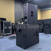 Système de sonorisation professionnel extérieur T24N Live Sound Line Array 1400W RMS 2400W Peak 143dB en bois