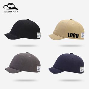 Gorra de Béisbol de Alta Calidad, 81%-95% Algodón, con Logotipo Personalizado, Diseño de Moda, Parte Superior Suave, Protección Solar, Visera Corta, Unisex - Product Image 1
