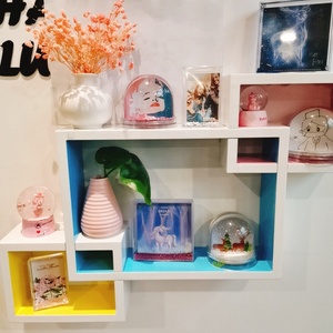 Crystal Art Cair Bingkai Foto Roze Glitter Fotolijst Plastic Water Globe Frame - Product Image 6