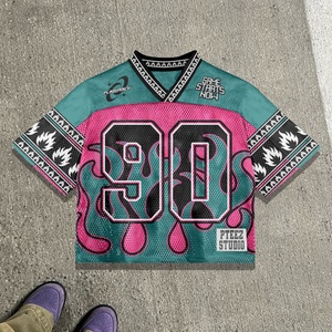 2025 Men's Trendy <b>Y2K</b> Tee Bold Tropical Leaf 3D Printed Pattern Retro Streetwear <b>Shirt</b> Cotton/Polyester Knitted Breathable Short - Product Image 4