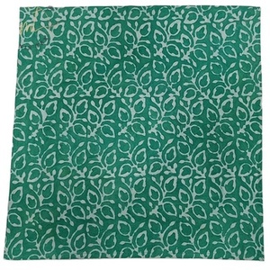 Serviette en coton imprimée à la main, motif carré, douce et résistante, pour la cuisine, la salle à manger et les mariages - Product Image 3