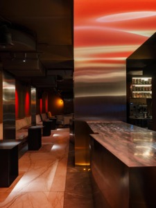 Barra de Bar Personalizada con Cubierta de Madera y Mármol para Restaurante, Diseño Interior de Bar de Vinos - Product Image 6